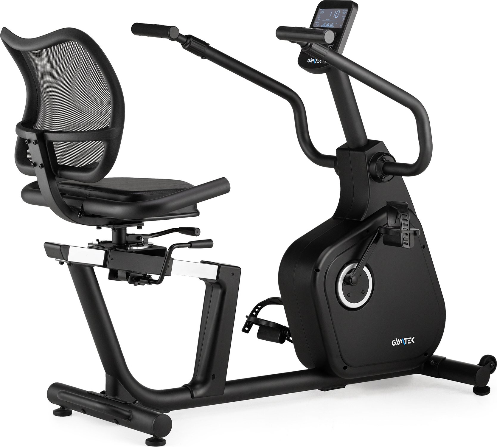 Горизонтальний велотренажер Gymtek XBR8000 електромагнітний — мініатюра 10