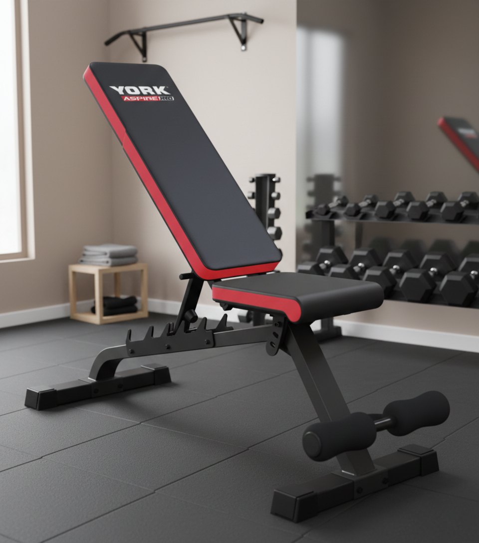 Лавка тренувальна York Fitness ASPIRE 280 FID багатофункціональна для преса і жиму — мініатюра 6