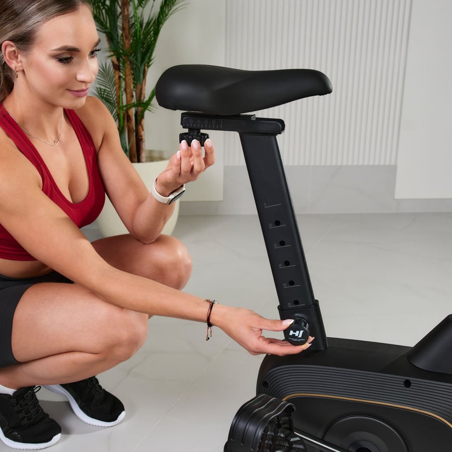 Велотренажер Hop-Sport HS-3000H Nexon магнітний чорний — фото 4