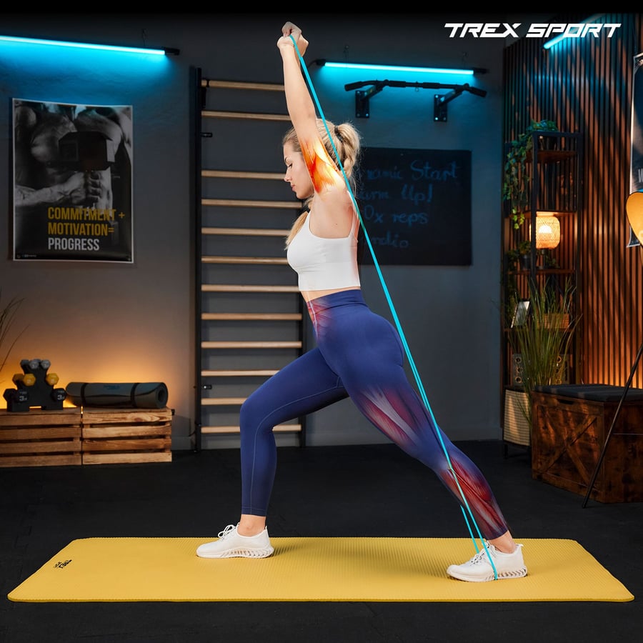 Набір резинок для фітнесу Trex Sport TX-003PBV 3в1 2-30кг — фото 2