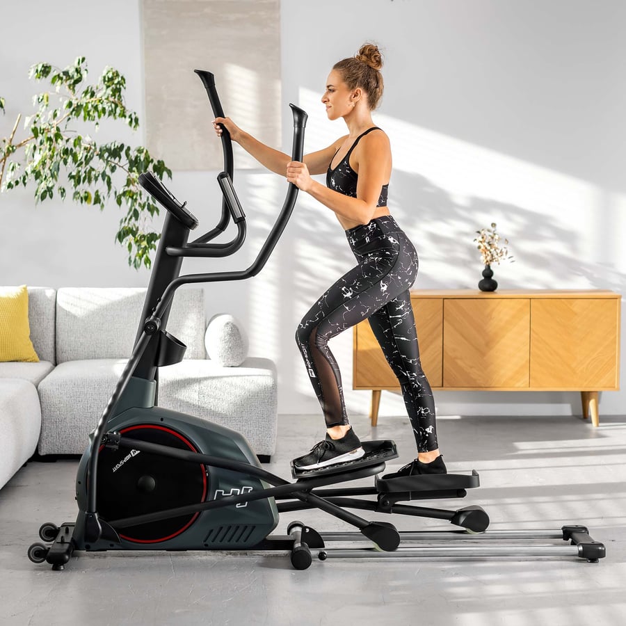 Орбітрек електромагнітний Hop-Sport HS-095CF Prizm сірий — фото 3