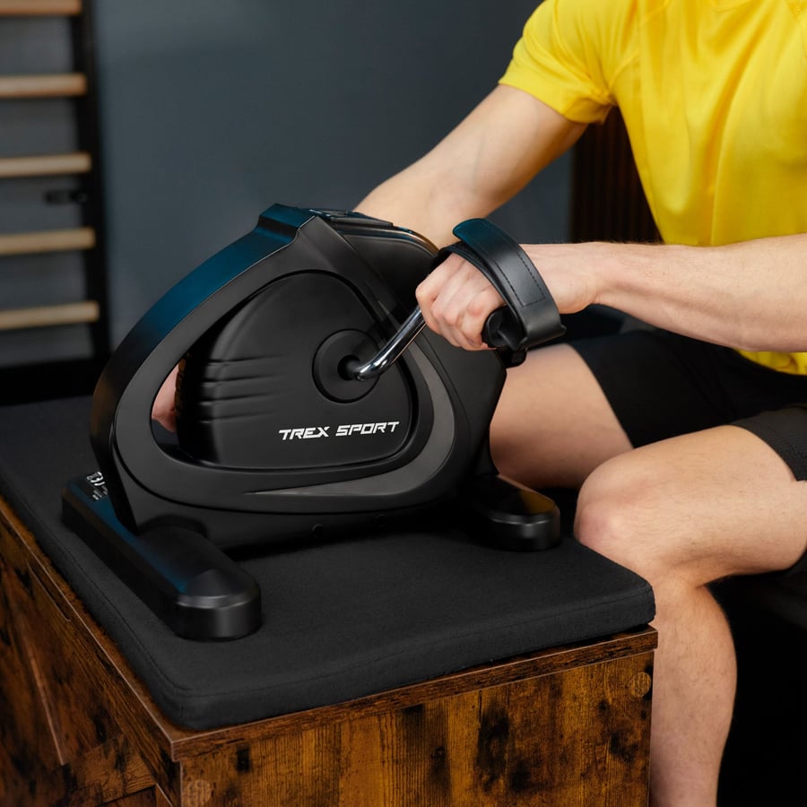 Міні велотренажер 2в1 Trex Sport TX-120BB BOIL реабілітаційний чорний — фото 3