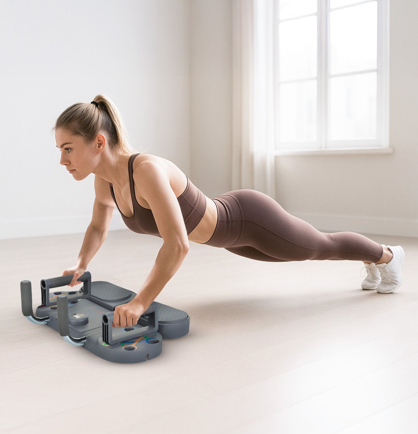 Дошка для віджимань Gymtek Multi Push Up Board сірий — фото 3