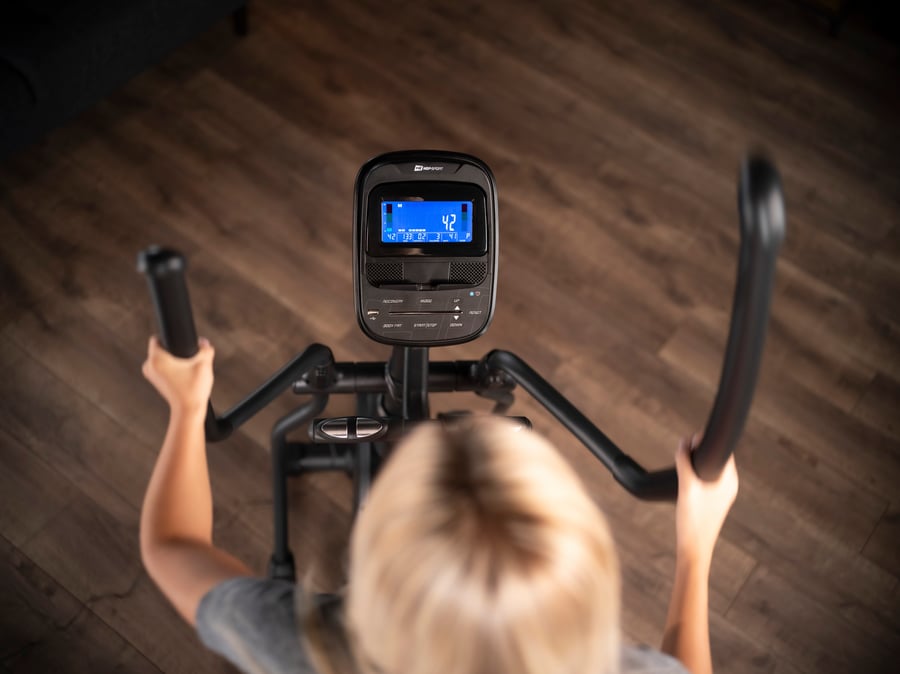 Орбітрек Hop-Sport HS-160CF Stage електромагнітний синій — фото 5