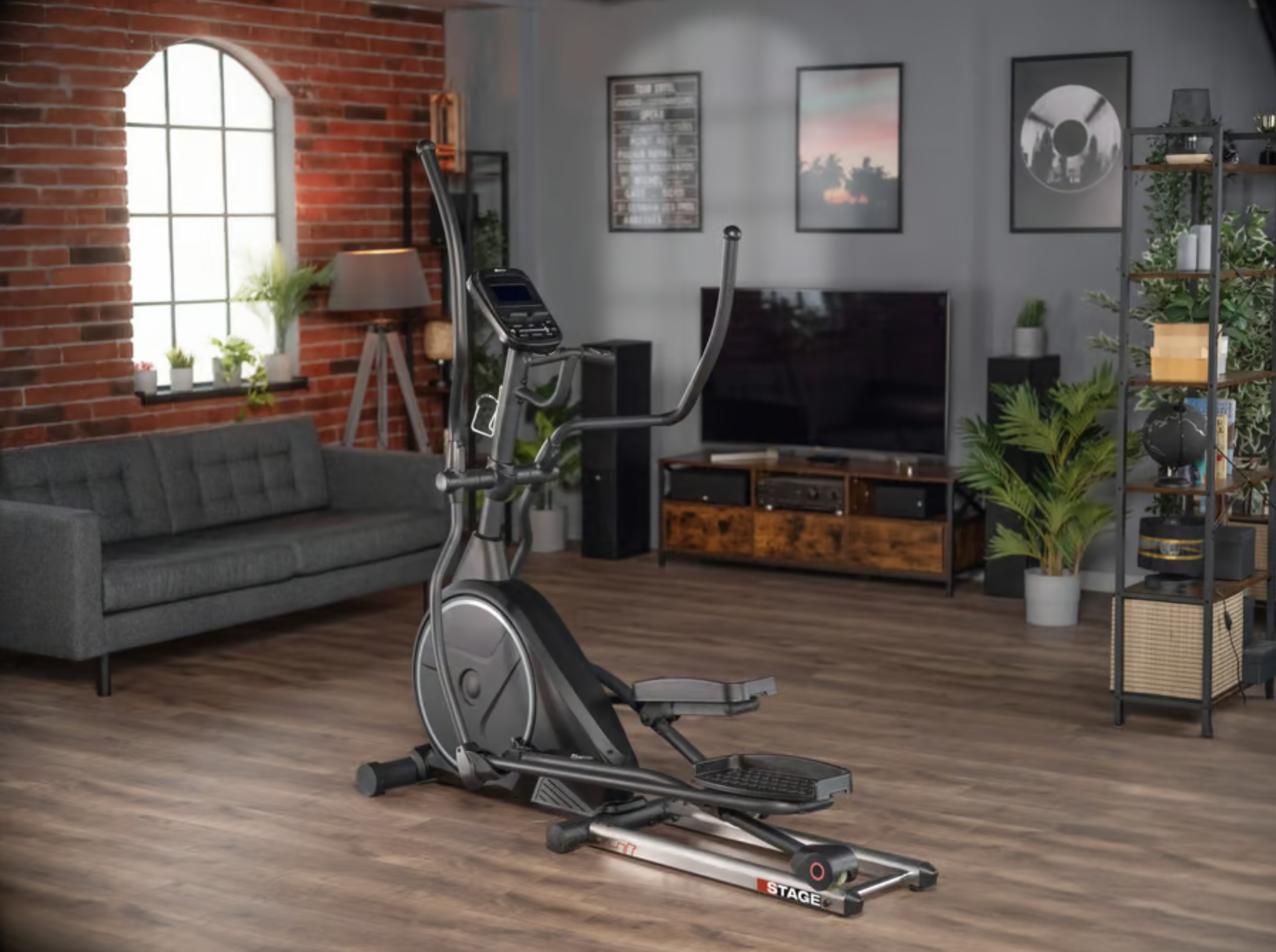 Орбітрек Hop-Sport HS-160CF Stage електромагнітний сірий — фото 5