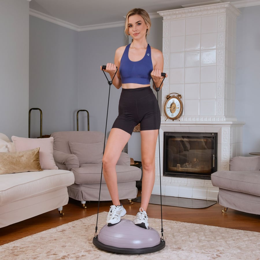Балансувальна платформа Bosu HS-L058 бузкова — фото 5