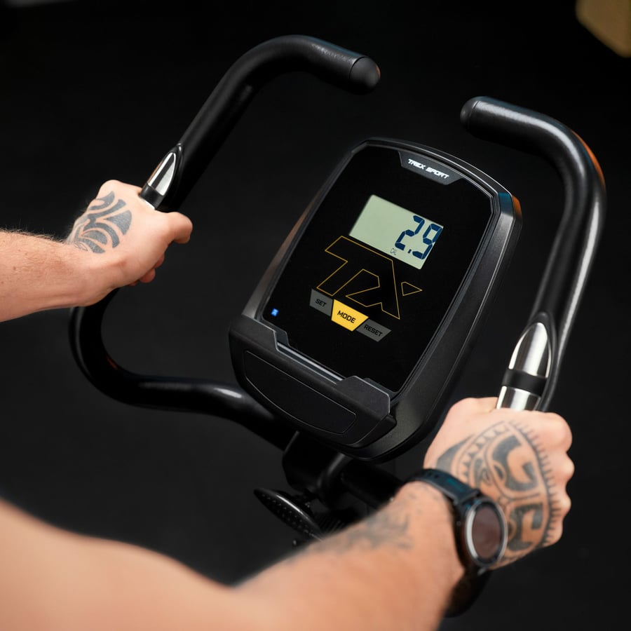 Велотренажер Trex Sport TX-500MB IRON магнітний білий — мініатюра 8